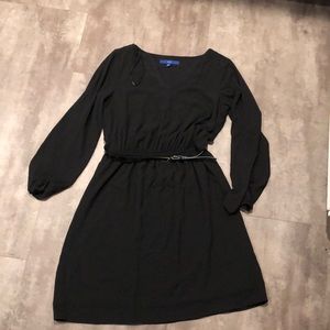 Black Dress with Belt